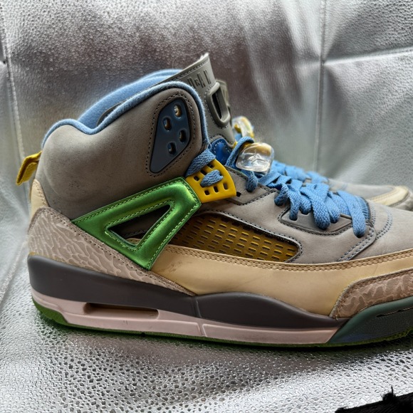 Size 13 Jordan Spizike Mens‎ Mid Top Lace Up Basketball Sneakers 315371-056 - Picture 2 of 9